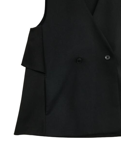 UNITED ARROWS（ユナイテッドアローズ）UNITED ARROWS (ユナイテッドアローズ) SPONGY ミドル ベスト ブラック サイズ:36の古着・服飾アイテム