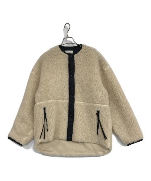 HYKE（ハイク）HYKE (ハイク) FAUX SHEARLING JACKET ベージュ サイズ:2の古着・服飾アイテム