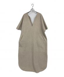 TODAYFUL（トゥデイフル）の古着「"Caftan Wool Dress"カフタンウールドレス」｜ベージュ