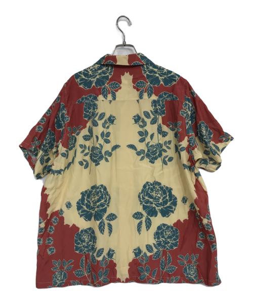 not lonely（ノット ロンリー）not lonely (ノット ロンリー) ローズレーヨンシャツ イエロー サイズ:3の古着・服飾アイテム