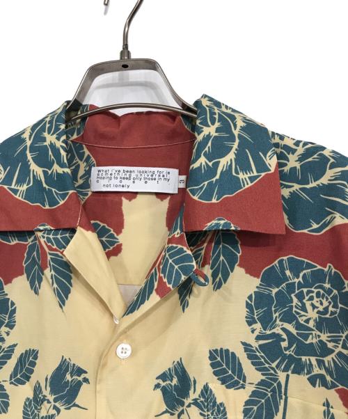 not lonely（ノット ロンリー）not lonely (ノット ロンリー) ローズレーヨンシャツ イエロー サイズ:3の古着・服飾アイテム