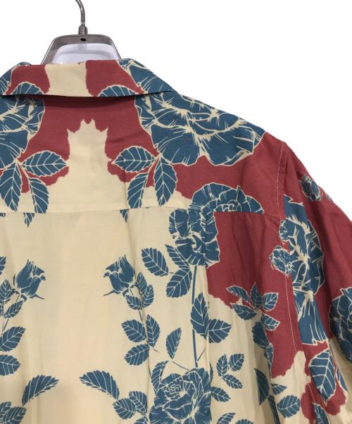 not lonely（ノット ロンリー）not lonely (ノット ロンリー) ローズレーヨンシャツ イエロー サイズ:3の古着・服飾アイテム