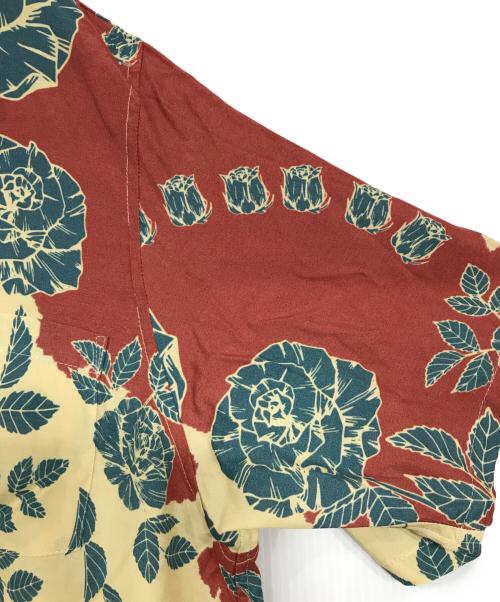 not lonely（ノット ロンリー）not lonely (ノット ロンリー) ローズレーヨンシャツ イエロー サイズ:3の古着・服飾アイテム