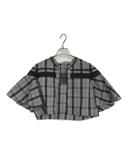 furfur（ファーファー）FURFUR (ファーファー) ２WAYティアードワンピース ブラック サイズ:FREEの古着・服飾アイテム