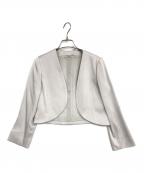 ANAYIアナイ）の古着「ノーカラーショートジャケット」｜グレー