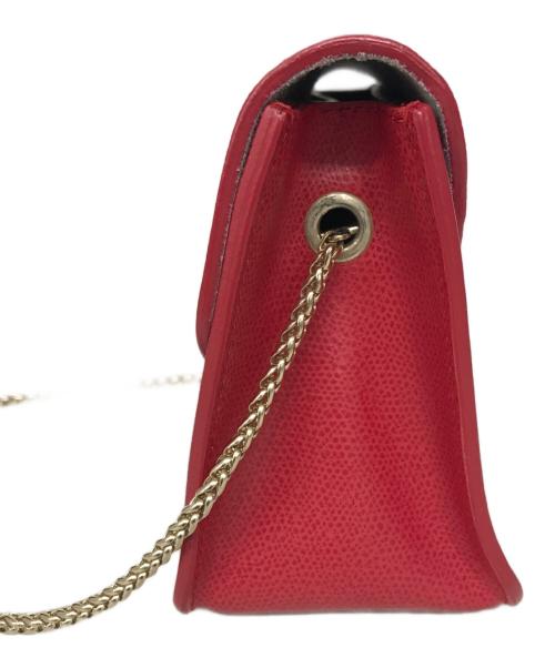 FURLA（フルラ）FURLA (フルラ) メトロポリスチェーンショルダーバッグ レッドの古着・服飾アイテム