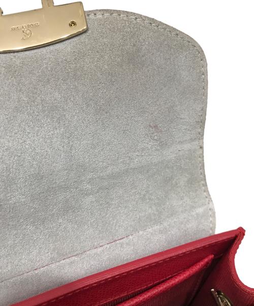 FURLA（フルラ）FURLA (フルラ) メトロポリスチェーンショルダーバッグ レッドの古着・服飾アイテム