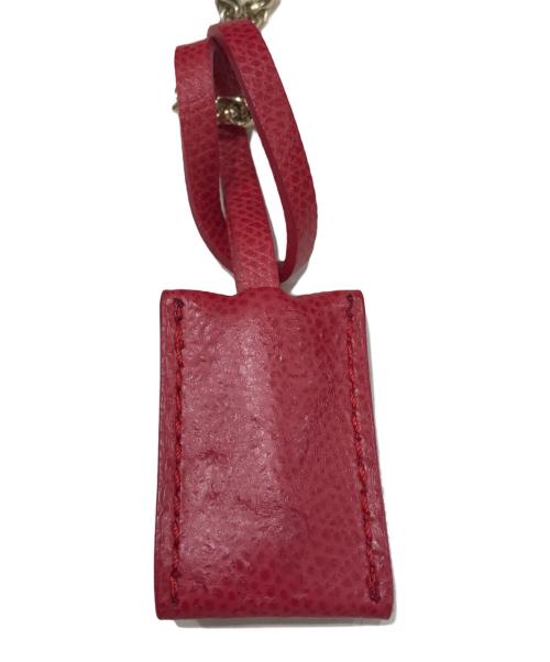 FURLA（フルラ）FURLA (フルラ) メトロポリスチェーンショルダーバッグ レッドの古着・服飾アイテム