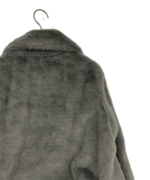 FRAY ID（フレイ アイディー）FRAY ID (フレイ アイディー) ECOPEL2WAYカラーファージャケット グレーの古着・服飾アイテム