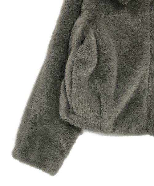 FRAY ID（フレイ アイディー）FRAY ID (フレイ アイディー) ECOPEL2WAYカラーファージャケット グレーの古着・服飾アイテム