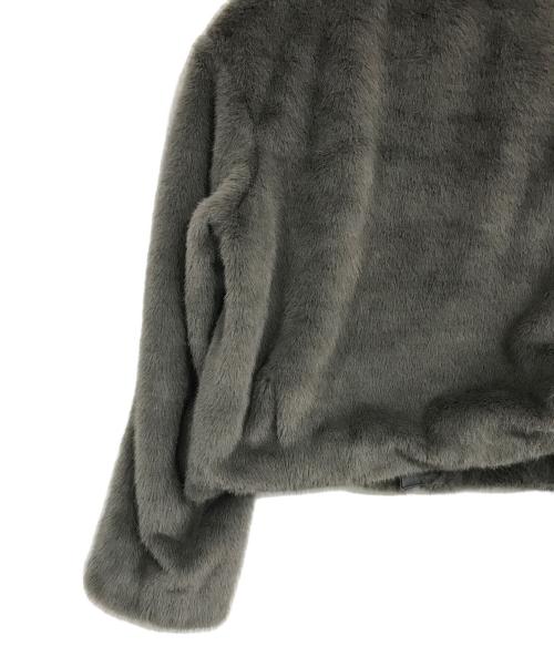 FRAY ID（フレイ アイディー）FRAY ID (フレイ アイディー) ECOPEL2WAYカラーファージャケット グレーの古着・服飾アイテム