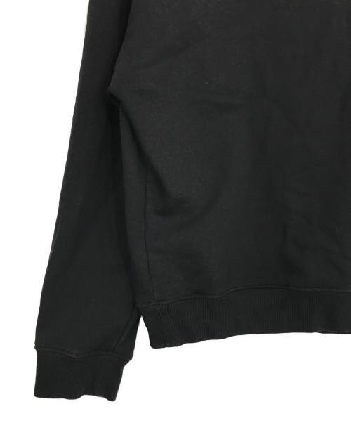 N°21（ヌメロヴェントゥーノ）N°21 (ヌメロヴェントゥーロ) ロゴクルーネックスウェット ブラック サイズ:36の古着・服飾アイテム