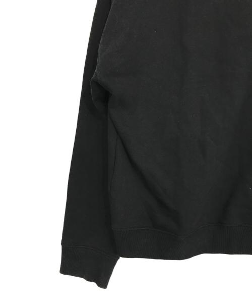 N°21（ヌメロヴェントゥーノ）N°21 (ヌメロヴェントゥーロ) ロゴクルーネックスウェット ブラック サイズ:36の古着・服飾アイテム