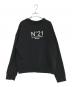 N°21（ヌメロヴェントゥーロ）の古着「ロゴクルーネックスウェット」｜ブラック