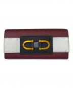 FURLAフルラ）の古着「BELLARIA ロングウォレット」｜レッド