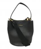 FURLAフルラ）の古着「DANAE MINI BUCKET BAG/ショルダーバッグ」｜ブラック