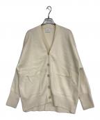 Spick and Spanスピック＆スパン）の古着「ダブルジャガード ビッグカーディガン」｜ベージュ