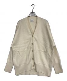 Spick and Span（スピックアンドスパン）の古着「ダブルジャガード ビッグカーディガン」｜ベージュ
