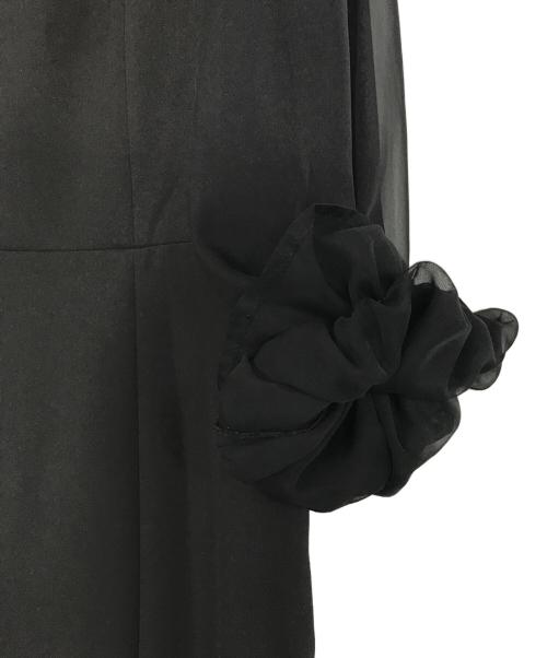 PREFERIR（プレフェリール）PREFERIR (プレフェリール) シアースリーブドレス ブラック サイズ:Lの古着・服飾アイテム