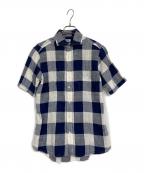 FAIRFAXフェアファックス）の古着「リネンシャツ」｜ブルー