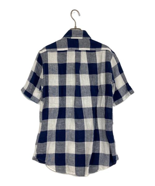 FAIRFAX（フェアファックス）FAIRFAX (フェアファックス) リネンシャツ ブルー サイズ:SIZE Mの古着・服飾アイテム