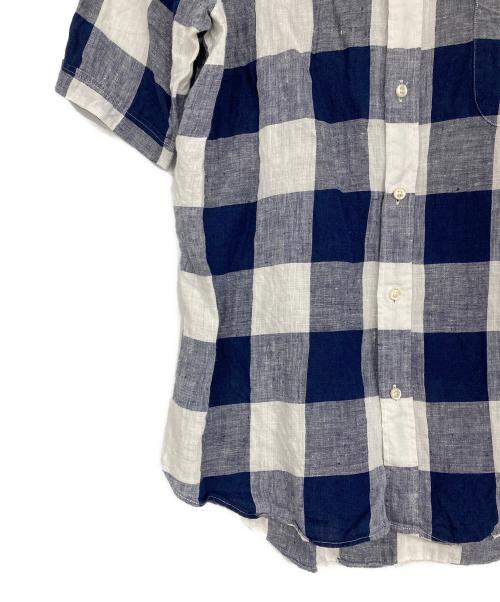 FAIRFAX（フェアファックス）FAIRFAX (フェアファックス) リネンシャツ ブルー サイズ:SIZE Mの古着・服飾アイテム