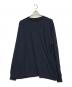 ONC MERINO（オーエヌシーメリノ）の古着「Long Sleeve T-shirt」｜ネイビー