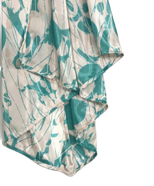 AEWEN MATOPH（イウエン マトフ）AEWEN MATOPH (イウエン マトフ) 総柄ワンピース グリーン×ベージュ サイズ:36の古着・服飾アイテム