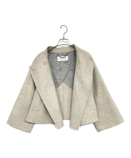 ADORE（アドーア）ADORE (アドーア) ウールショートジャケット グレー サイズ:36の古着・服飾アイテム