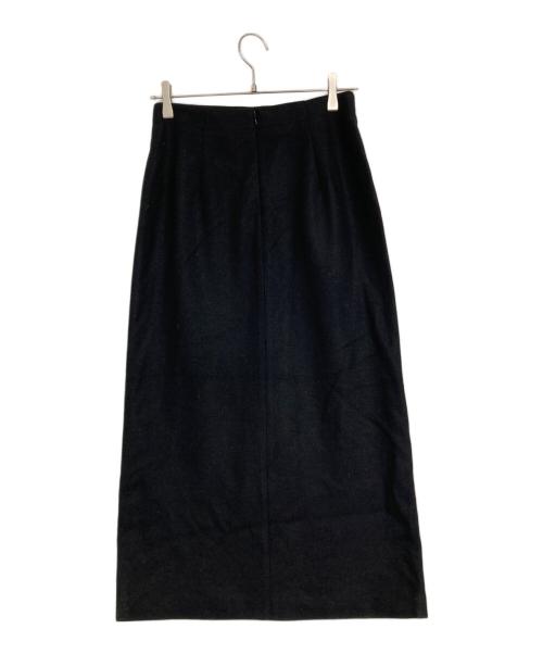 journal standard L'essage（ジャーナルスタンダード レサージュ）journal standard L'essage (ジャーナルスタンダード レサージュ) LUMINARY ウールスカート ブラック サイズ:38の古着・服飾アイテム