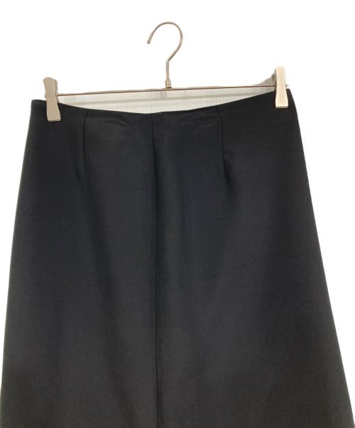 AP STUDIO（エーピーストゥディオ）AP STUDIO (エーピーストゥディオ) スリット ロングスカート ブラック サイズ:38の古着・服飾アイテム