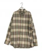 AURALEEオーラリー）の古着「SUPER LIGHT WOOL CHECK シャツ」｜ブラウン