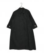 Varet streetヴァレット ストリート）の古着「volume trench coat」｜ブラック