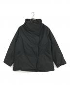 miffewミフュー）の古着「スクエアミドルダウンコート」｜ブラック