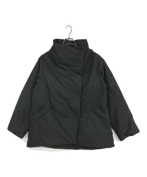 miffew（ミフュー）miffew (ミフュー) スクエアミドルダウンコート ブラック サイズ:2の古着・服飾アイテム