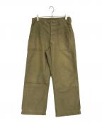 BUZZ RICKSON'Sバズリクソンズ）の古着「コットンベイカーパンツ」｜カーキ