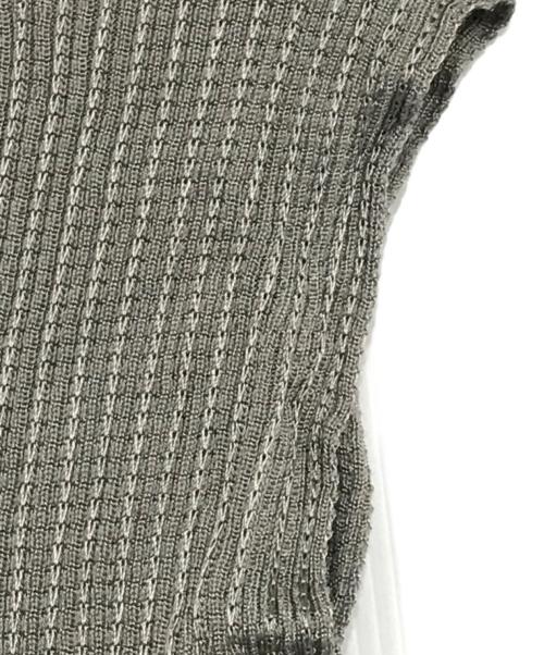 missoni（ミッソーニ）missoni (ミッソーニ) ニットワンピース グレー サイズ:46の古着・服飾アイテム