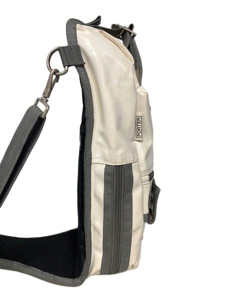 PORTER（ポーター）PORTER (ポーター) ボディーバッグ ホワイトの古着・服飾アイテム