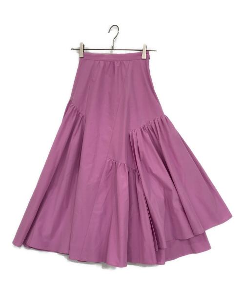 CELFORD（セルフォード）CELFORD (セルフォード) アシンメトリーギャザースカート ピンク サイズ:32の古着・服飾アイテム