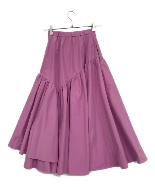 CELFORD（セルフォード）CELFORD (セルフォード) アシンメトリーギャザースカート ピンク サイズ:32の古着・服飾アイテム