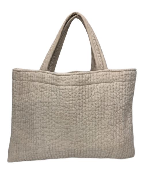 pionunnal（ピオヌンナル）pionunnal (ピオヌンナル) トートバッグ ベージュの古着・服飾アイテム