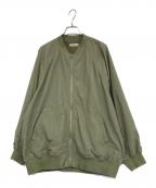 JOURNAL STANDARD relumeジャーナルスタンダード レリューム）の古着「ウォッシャブルナイロンタッサーMA-1」｜オリーブ