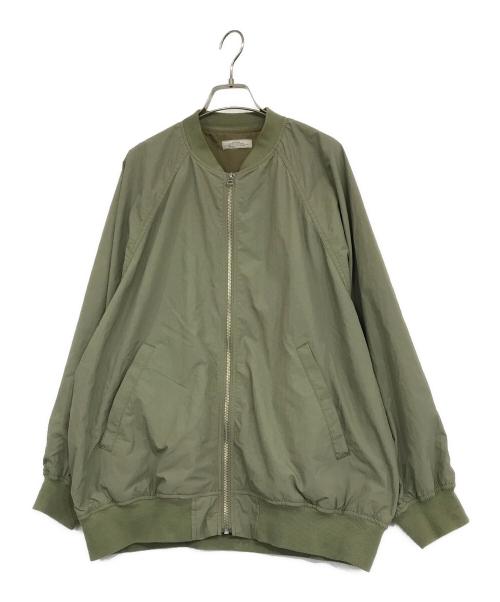 JOURNAL STANDARD relume（ジャーナルスタンダード レリューム）JOURNAL STANDARD relume (ジャーナルスタンダード レリューム) ウォッシャブルナイロンタッサーMA-1 オリーブ サイズ:Fの古着・服飾アイテム