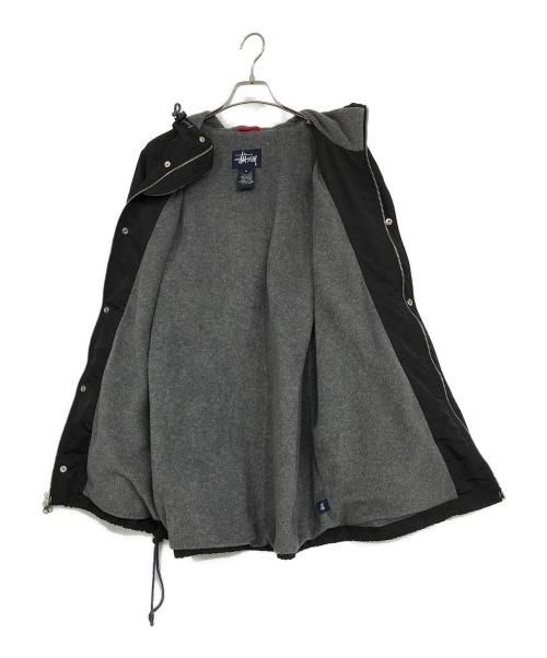 stussy（ステューシー）stussy (ステューシー) オールドフーデッドナイロンジャケット ブラック サイズ:Mの古着・服飾アイテム