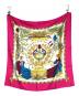 HERMES (エルメス) LIBERTE EGALITE FRATERNITE REPUBLIQUE FRANCAISE カレ90 ピンク：19000円