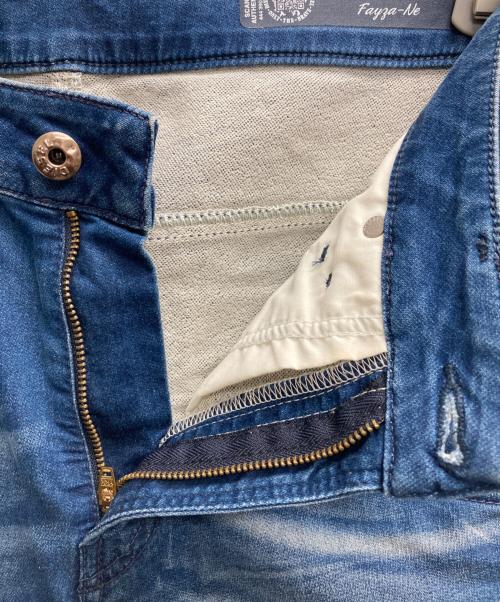 DIESEL（ディーゼル）DIESEL (ディーゼル) FAYZA-NE デニムパンツ インディゴ サイズ:W25の古着・服飾アイテム