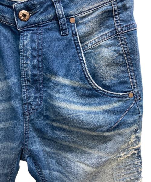 DIESEL（ディーゼル）DIESEL (ディーゼル) FAYZA-NE デニムパンツ インディゴ サイズ:W25の古着・服飾アイテム