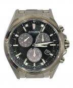 CITIZENシチズン）の古着「アテッサエコドライブクロノグラフソーラー」｜ブラック