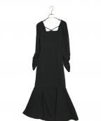 Resexxyリゼクシー）の古着「バックオープンマーメイドワンピース」｜ブラック