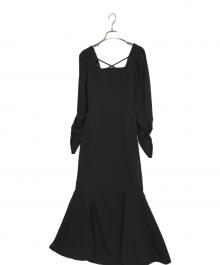 Resexxy（リゼクシー）の古着「バックオープンマーメイドワンピース」｜ブラック